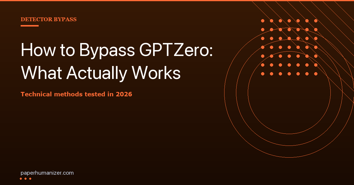 GPTZero Bypass: How to Pass GPTZero AI Detection